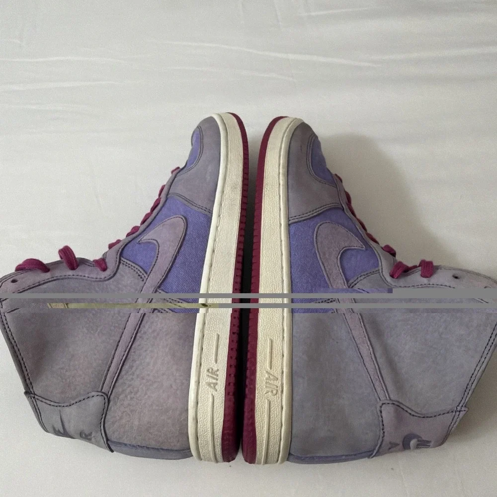 Nike Air Force 1 Light Hi Decons Purple/Rave Pink Women's‎ Size 9 M 538226-500